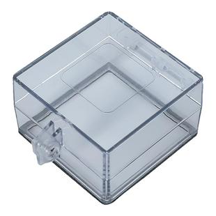 KEOLEA翻盖透明保护罩按钮大405060mm转换开关防误触可锁带胶方孔