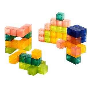 熊师弟磁力积木强力磁力块儿童数学早教几何数感方块磁性正方体