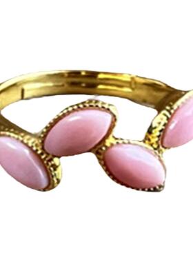 暗夜精灵女王贝清新甜美镶嵌戒指