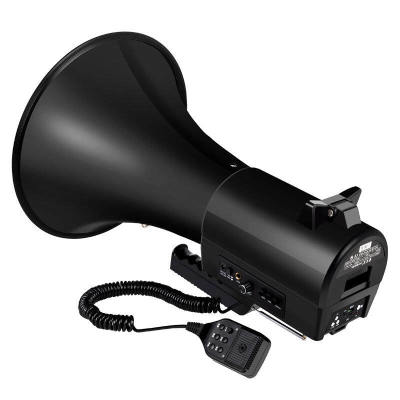 雷公王CR-90黑色超级大功率雷公喊话器75W扩音扬声器录音高音喇叭