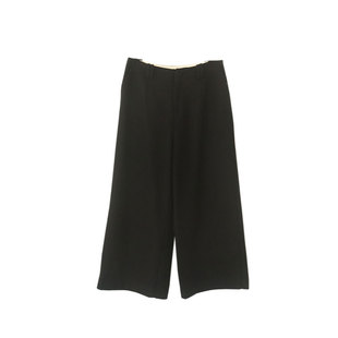 LOSNLAN 2023秋冬新款百搭拖地休闲黑色廓形设计感百搭长裤裤子女