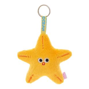 创意海洋馆毛绒公仔卡通可爱钥匙扣长腿飞象小章鱼玩偶女生包挂饰