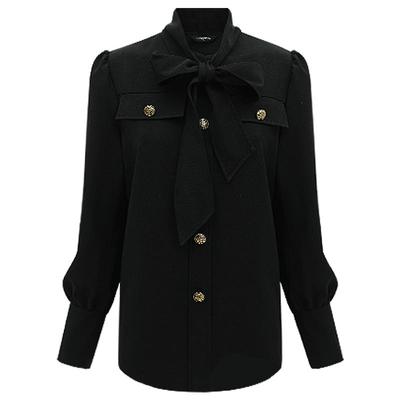 COCOBELLA蝴蝶结通勤衬衫