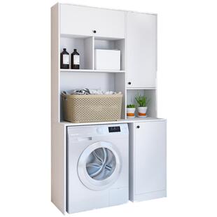 洗衣机一体柜阳台储物柜小户型洗衣机伴侣柜阳台柜定制 整体Y-002