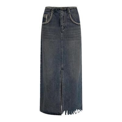 EF2024半裙设计感开叉高腰