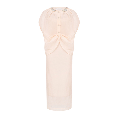 CEECUBED不规则两件套连衣裙