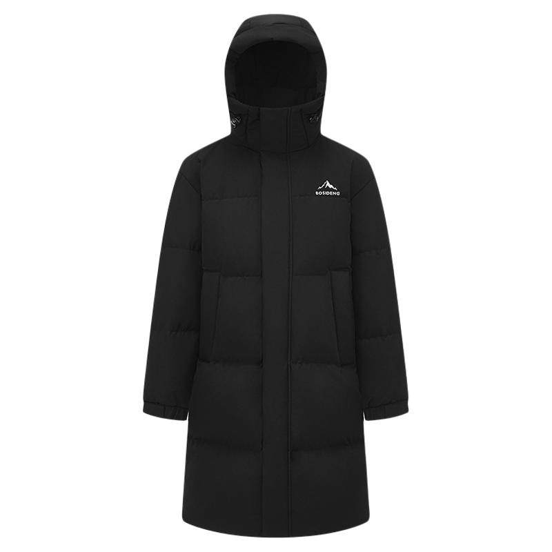 波司登新款中长款羽绒服男女同款