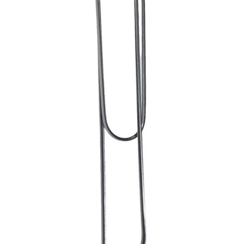 savi同款项链轻奢小众高品质冷淡风双层可戴超长款蛇骨链毛衣链女