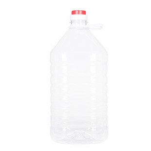 加厚5.5L酒桶足10斤酒壶透明塑料油瓶油壶空白酒瓶食品级家用油桶
