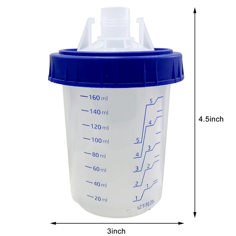 热销气动喷漆枪免洗壶一次性漆壶160/400/600/810ml喷枪通用