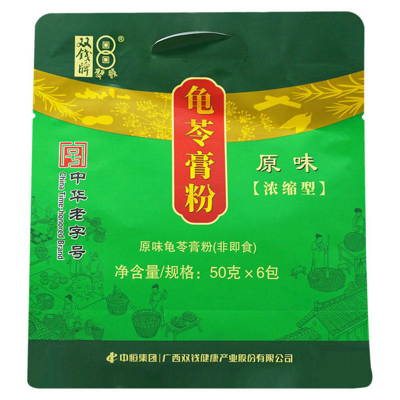 双钱龟苓膏粉50克*6小包新日期