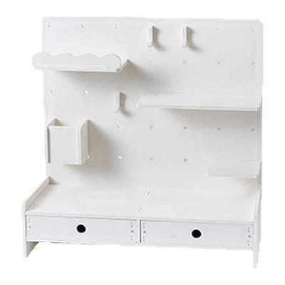 工位隔断置物架女生桌面