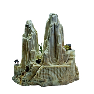 微型吸水石假山吴定石摆件天然原石绿植上水石鱼缸造景加湿盆景