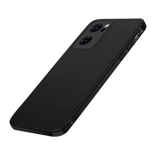 适用opporeno7手机壳新款磨砂肤感reno7pro手机套黑色防摔简约reno7se保护套全包男超薄纯色硅胶软壳边 框pro