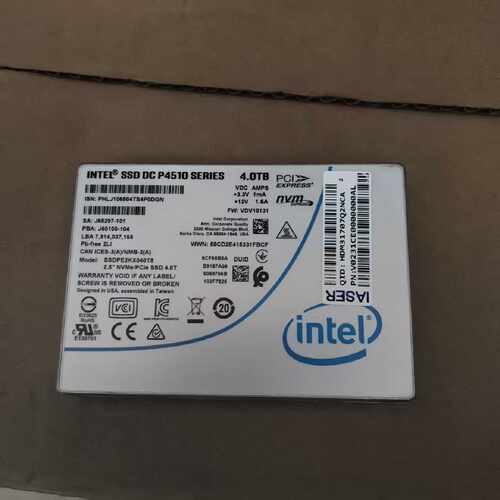 【请询价】INTEL SSD DC P4510 4.0T 2.5寸U