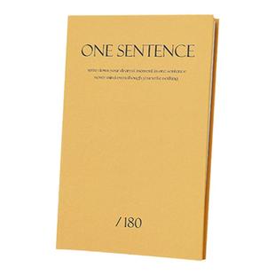 韩国indigo笔记本硬面手帐本ins风一天一句180天便携记事本日记本