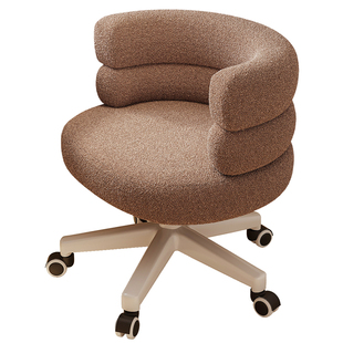 化妆椅家用梳妆台凳子靠背女生卧室椅子轻奢高级美甲店顾客专用椅