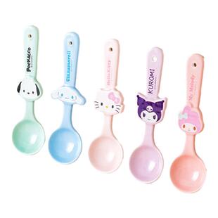 古杰士三丽鸥陶瓷勺子可爱调羹家用儿童吃饭专用汤勺高颜值卡通勺