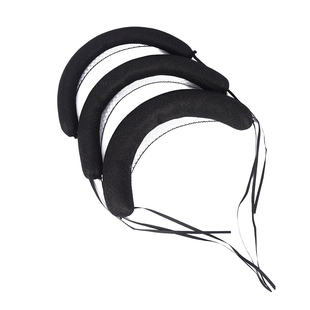 汉服假发古风绑带牛角包全发丝假发古装甜甜圈秃子乐两侧发包垫发