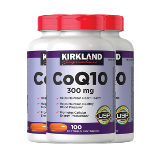 美国costco原装进口柯克兰Kirkland辅酶q10软胶囊coq10护心脏三件