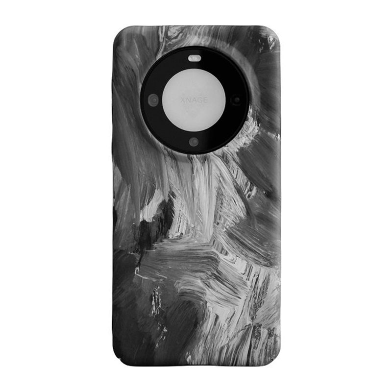 复古抽象油画华为mate60pro+手机壳适用MATE70PRO磨砂硬壳mate50e肤感mate40全包超薄新款mat