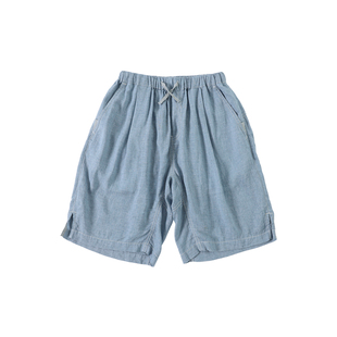 小新贝塔-【天然麻】仅110g/㎡！夏新款宽松立裆儿童中裤