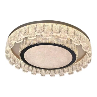 包安装2025新款简约轻奢卧室水晶吸顶灯中山灯具大气餐厅房间灯具