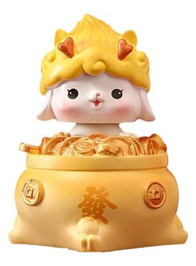 国潮风吉祥物醒狮龙年会伴手礼