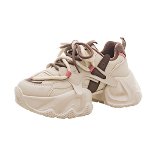 森马棉鞋女冬季加绒女鞋老爹鞋厚底增高2025新款秋冬二棉鞋子女款