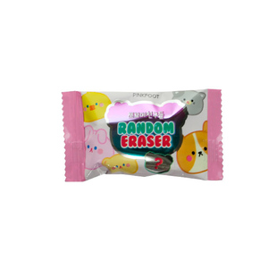 韩国pinkfoot卡通创意橡皮小学生儿童可爱橡皮擦随机盲盒奖励礼物