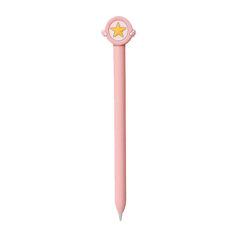 可爱少女适用苹果笔保护套一代applepencil硅胶套防摔2代pencil套