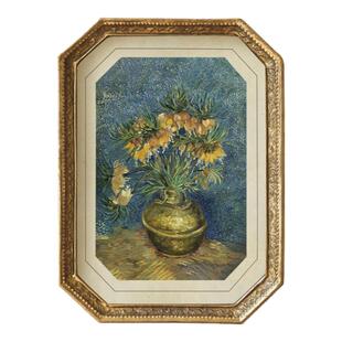 加安加丽法式梵高装饰画美式客厅卧室餐厅挂画复古轻奢欧式壁画