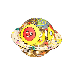 春节手工灯笼diy材料包儿童幼儿园制作手绘星球小夜灯手提花灯