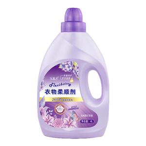 衣物护理柔顺剂4L8斤装柔软护形防静电除异味怡神薰衣草持久留香