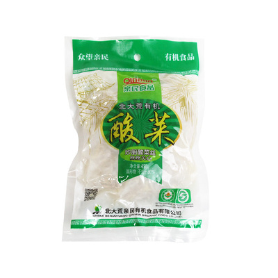 北大荒亲民有机酸菜丝450g/包