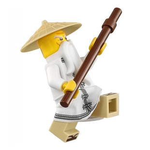 中国风三国小侠人仔 迪库男孩益智拼装积木 历史人物科教儿童玩具