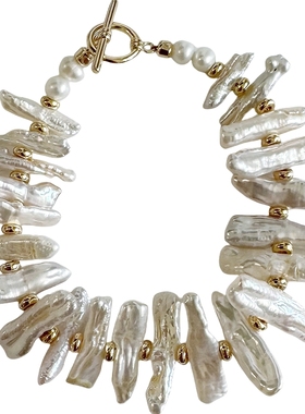 淡水珍珠编织手链手环手串