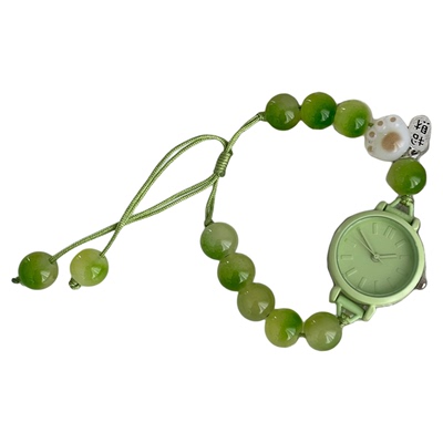 ins小众设计高颜值编织手链手表