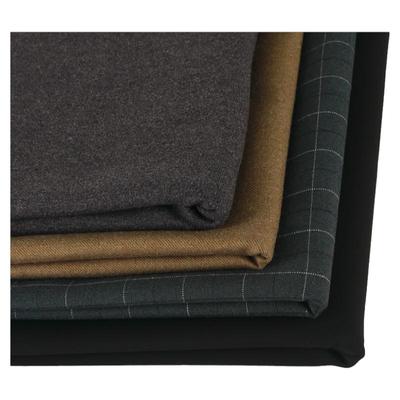 植绒外套厚衬衫磨毛布料抗皱黑色