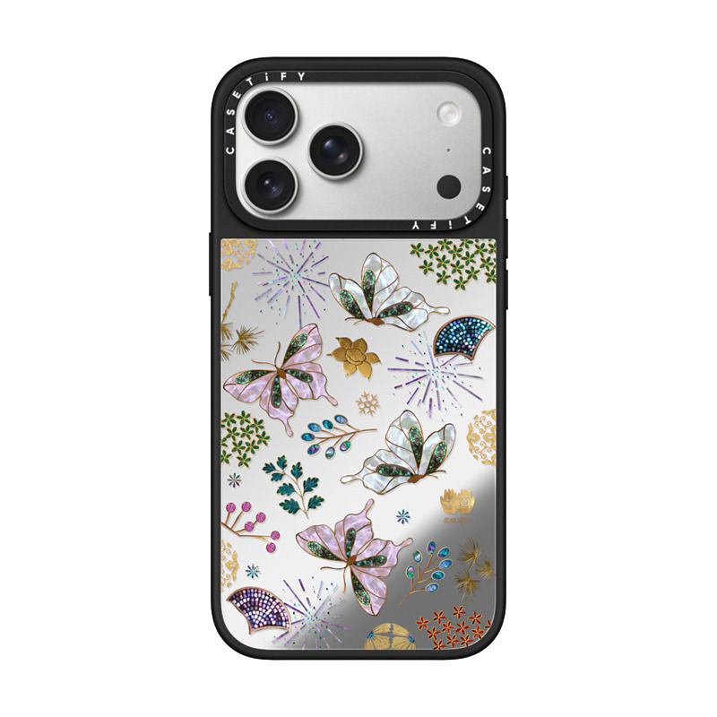 上城士「漆彩吉年」 x CASETiFY 联名 彩蝶舞瑞 适用于苹果iPhone18ProMax/18Pro/17ProMax/17Pro镜面手机壳