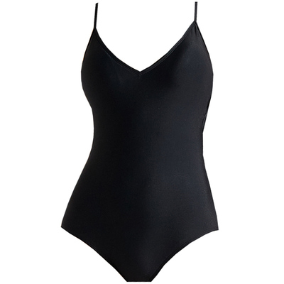 KISSINGGOURAMI黑色女连体泳衣