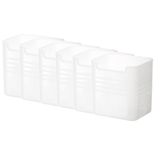 懒角落冰箱侧门收纳盒家用厨房内侧门上鸡蛋储物盒分装整理保鲜盒