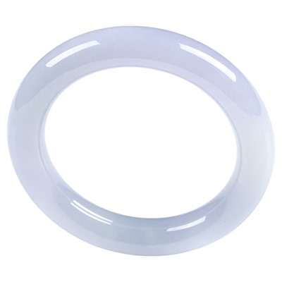 翠贵人老坑冰种紫罗兰圆条手镯