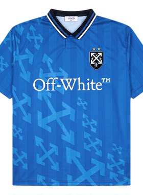 OFF-WHITE™球迷款polo领短袖T恤