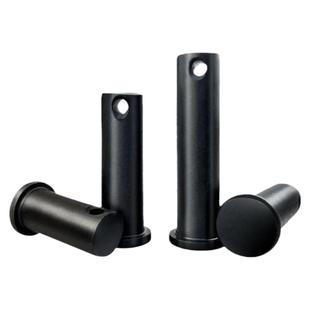 GB882黑销轴平头带孔销定位销圆柱销Q235钢￠4￠5-￠30带孔销子