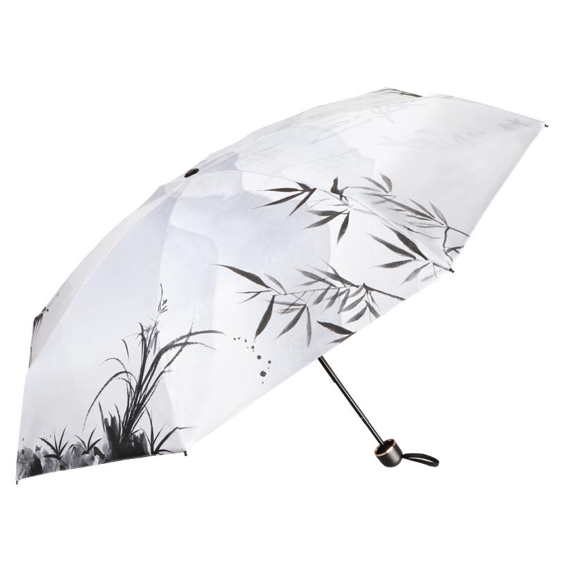 加厚加固折叠便携晴雨两用中国风