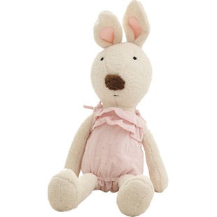 可爱毛绒玩具砂糖兔公仔婴儿装小兔子大号布娃娃玩偶生日礼物女生