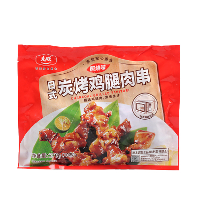 大成日式半成品碳烤鸡肉串照烧串