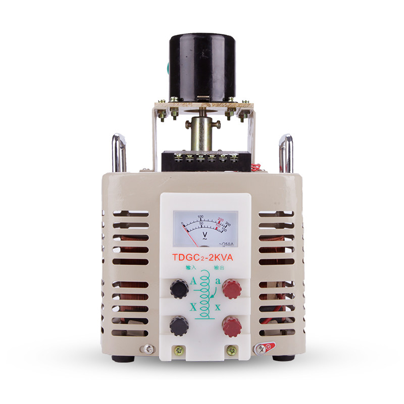 电动调压器220V单相接触式TEDGC2-3KW交流电源0-250V可调节变压器