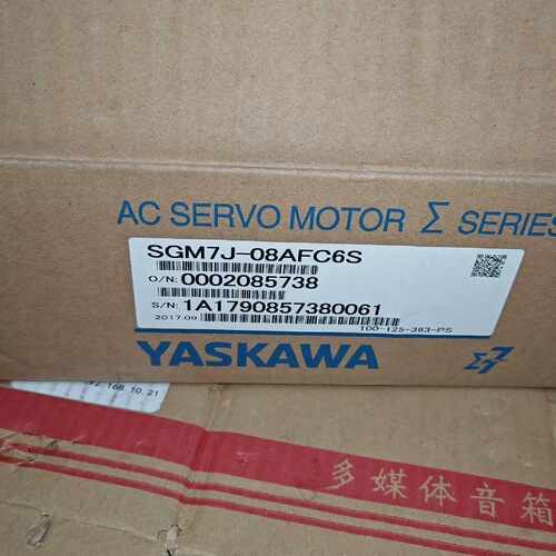 询价安川伺服电机SGM7J-08AFC6S，，带原厂
